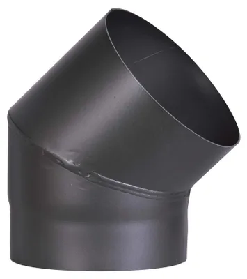 Produktbild von FIREFIX R200/B4O Ofenrohrbogen aus 2 mm starken Stahl (Rauchrohr) in 200 mm Durc