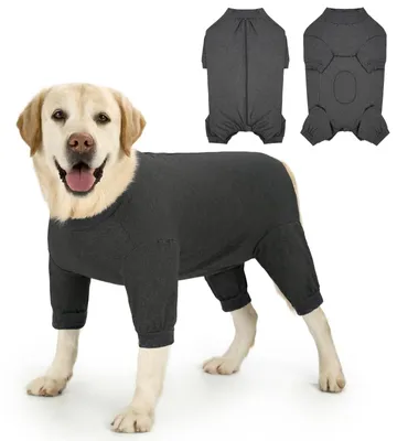 Image de Solidchoice - Vêtement chirurgical pour chiens avec fermeture éclair, conçu pour la protection postopératoire