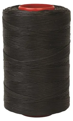 Nähgarn 500 m, 0,8 mm, Schwarz, Polyester