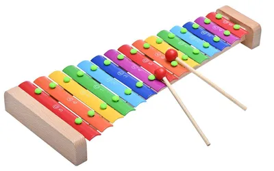Productafbeelding van Xylofoon hout 15 tonen klokkenspel voor kinderen en volwassenen