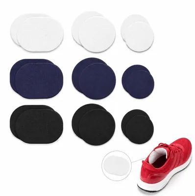 Schuhreparatur-Patches, 18 Stück, selbstklebend, rund