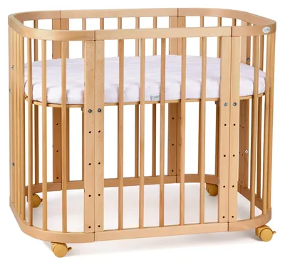 Immagine prodotto di Lettino Waldin 5 in 1 con materasso in materiali naturali
