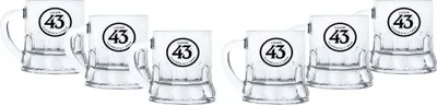 Produktbild von Licor 43 Minibeer Acryl Glas 6er Set Shotglas Pinnchen Likör Liquor 43er KUNSTSTOFF