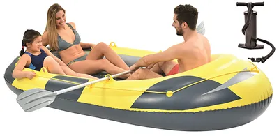 Produktbild von Sandora Familien Schlauchboot-Set mit Doppelhubpumpe 99900