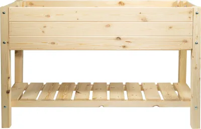 Produktbild von mgc24 Hochbeet Massiv L 118x40x78cm Kiefernholz natur