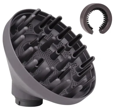 Image de Diffuseur pour sèche-cheveux, avec brosse de nettoyage du filtre, compatible avec les appareils de coiffure
