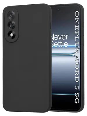 Produktbild von Techsuit - SoftFlex weiche Silikonhülle für OnePlus Nord 5 – schwarz