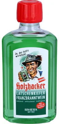 Produktbild von RIVIERA Holzhacker Latschenkiefer-Franzbranntwein, 250 ml FBW
