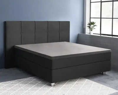 Productafbeelding van Primaviera Deluxe Topper Satijn Hoeslaken Grijs 160 x 220 cm