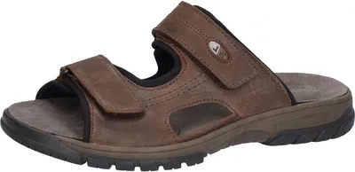Produktbild von Waldläufer Harald Pantoletten Comfort Fit H extra Platz, Weiches Innenleder, Klettverschluss individuelle Passform