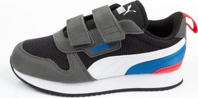 Image de PUMA R78 PS Kinder Sneaker mit Klettverschluss puma black-puma white-dark shadow 31