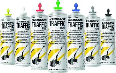 Produktbild von A.M.P.E.R.E. Bodenmarkierspray Traffic Paint 500ml 12 Stk