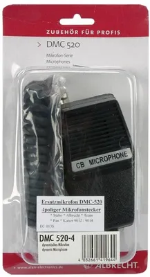 Produktbild von Midland Mikrofon DM-520 dynamisch 4-pol.-Stecker 41964