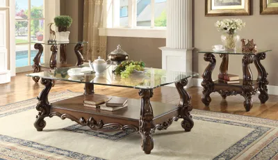 Produktbild von Couchtisch Tisch Beistelltisch Wohnzimmertisch Holz Tische Beistell Sofa Barock