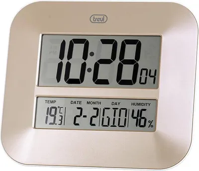 Immagine prodotto di Trevi OM 3520 D Orologio da parete, oro, 25 x 25 x 4 cm. Colore bronzo