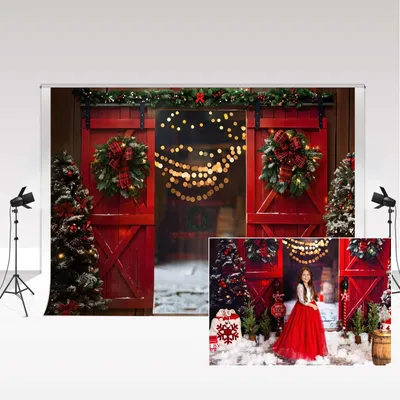 Produktbild von Weihnachts-Fotohintergrund 2,2 x 1,5 m für Geburtstage und Feiern