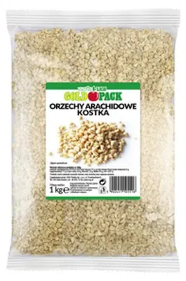 Obrázek produktu pro GoldPack Arašídy 1 kg – ideální pro svačiny a pečení