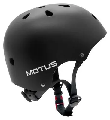 Immagine prodotto di Casco Motus Schwarz, taglia L (57–61 cm) – Casco protettivo robusto con guscio in ABS e imbottitura in EPS