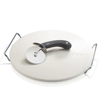 Obrázek produktu pro Gefu nůž na pizzu + sada kamene s kulatým stojanem G14420