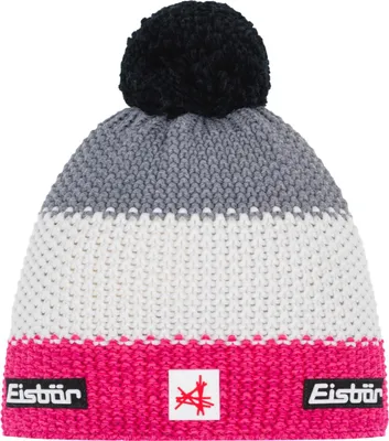Obrázek produktu pro Eisbär Star Pompon MÜ SA pletená čepice pánská dámská zimní čepice, barva:Pink
