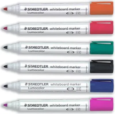 Zdjęcie produktu dla Staedtler Lumocolor 351, 1 szt., Zielony, Końcówka ścięta, Wielobarwny, Biały, Polipropylen (PP)