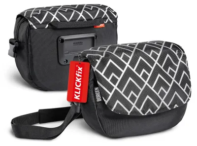 Produktbild von Tasche - KLICKfix - 5 Liter - Schwarz - Mit Reflektoren - Für Fahrrad und E-Bike