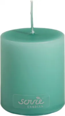 Produktbild von Stumpenkerze Jadegrün, Ø 50 x 60 mm - Brenndauer ca. 16 Stunden