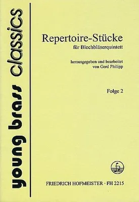 Produktbild von Repertoire-Stücke Band 2 für2 Trompeten,Horn, Posaune und Tuba