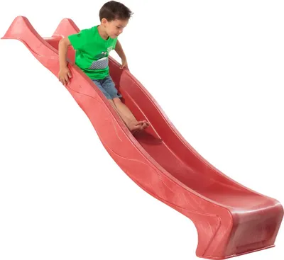 Produktbild von DEMMELHUBER Wellenrutsche WATERSLIDE 2,30 m Podesthöhe 1,20 m - Rot DH722