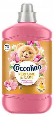 Produktbild von Coccolino Perfume & Care Honeysuckle & Sandalwood Weichspüler 1610ml 70 Wäschen