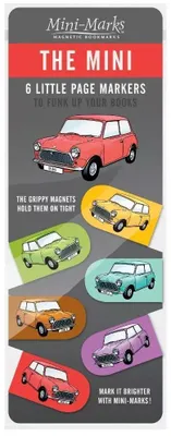 Zdjęcie produktu dla Zakładka do książki magnetyczna Mini Cooper 6 sztuk