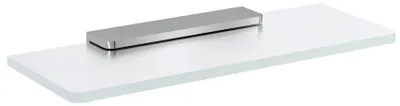 Produktbild von Sapho Glasablage 300mm, Chrom/Milchglas