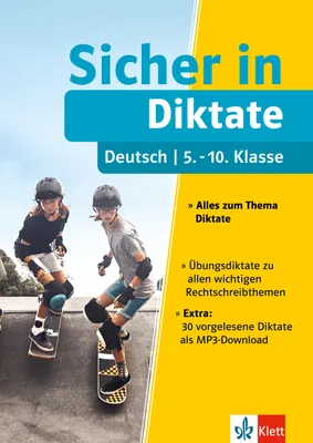Produktbild von Klett Sicher in Deutsch Diktate 5.-10. Klasse