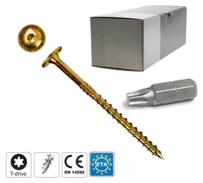 Produktbild von PGB Konstruktionsschrauben WKCP 8x240mm 50 Stück Torx40