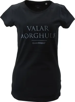 Produktbild von gozoo Game of Thrones Damen T-SHIRT Valar Morghulis Freizeit TShirt Shirt GoT, Größe:L
