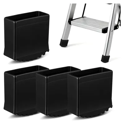 Produktbild von 4 Stück rutschfeste Gummifüße für Leitern, 25x63mm