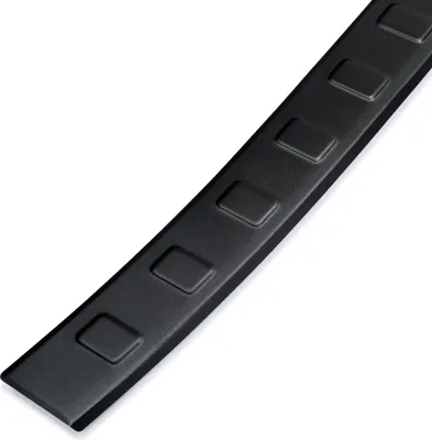 Produktbild von Edelstahl Ladekantenschutz passend für Seat Tarraco 2018-2024 Pulverbeschichtet, Farbe:Schwarz Pulverbeschichtet