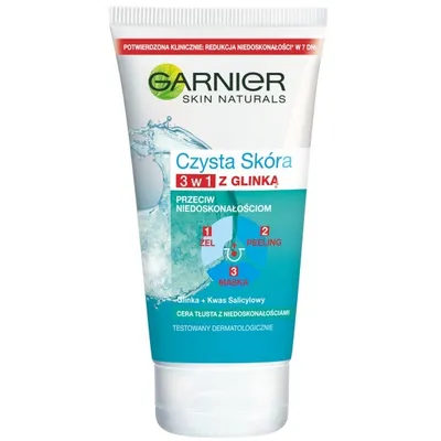 Obrázok produktu pre Garnier Pure Skin 3 v 1 gél na umývanie tváre 150 ml