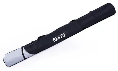Immagine prodotto di Borsa da sci impermeabile Bestif BPN01 nera-grigia per sci fino a 175 cm