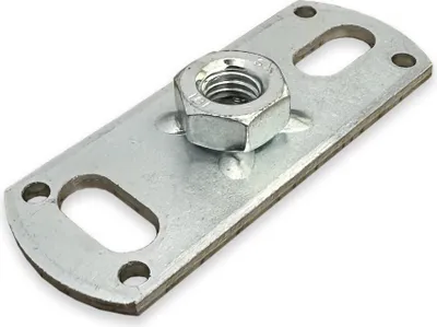Produktbild von Overhoff Grundplatte für Wandbefestigung mit Gewindemuffe M10 (30x80mm)