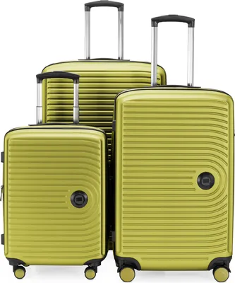 Obrázek produktu pro HAUPTSTADTKOFFER - Střední - Sada kufrů 3 Trolley Hard Shell, TSA, XXL Extension, 4 kolečka (S, M & L), Fern