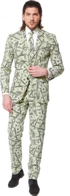 Obrázok produktu pre Cashanova Suit Dollar Costume - Carnival Halloween Veľkosť: 50