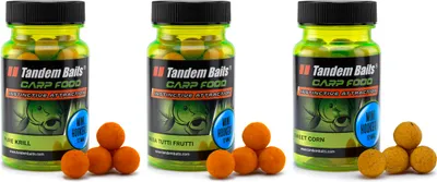 Produktbild von Tandem Baits 3-er Set Carp Food Perfection Mini Hookers Flavour Mix No 2, Karpfenfutter, Karpfen Angeln, Köder Große-Fische-Angeln, Karpfenzubehör Profis & Hobby-Angler, Angelfutter 12mm 5g