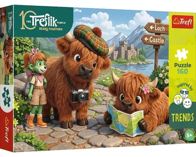 Immagine prodotto di Puzzle da 100 pezzi, "Una simpatica mucca", TREFL
