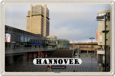 Produktbild von Blechschild Städte Hannover Raschplatz Stadt 30x20cm