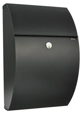 Imagen del producto de ALLUX 7000: Buzón de diseño - Negro con cerradura Ruko