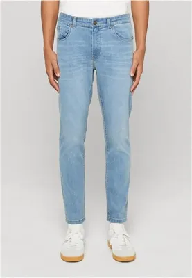 Immagine prodotto di Jeans da uomo Urban Classics Basic Slim Fit, nuovi, lavaggio azzurro - taglia 40