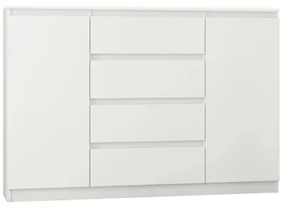 Obrázek produktu pro Framire Moderní komoda R-140-S4 bílá