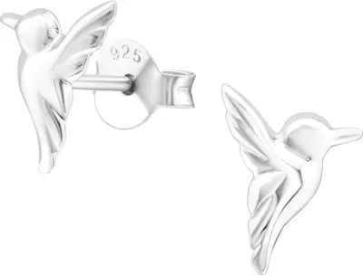 Produktbild von Ohrringe Ohrstecker 925 Sterling Silber mit Kolibri