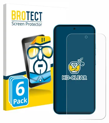 Produktbild von 6x Für Nothing Phone (4a) Schutzfolie BROTECT Displayschutz Display Schutz Folie Klar Transparent